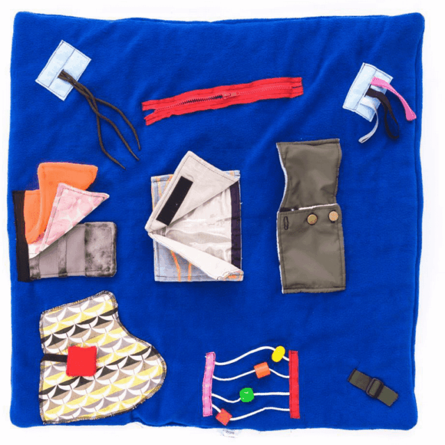 Fiddle Mat - Activity Mat Blue