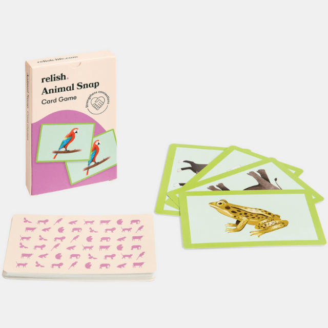Animal Snap Card Game