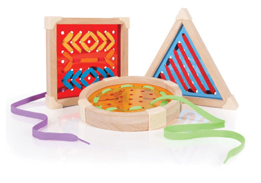 Geometric Lacing Forms   Set of 3