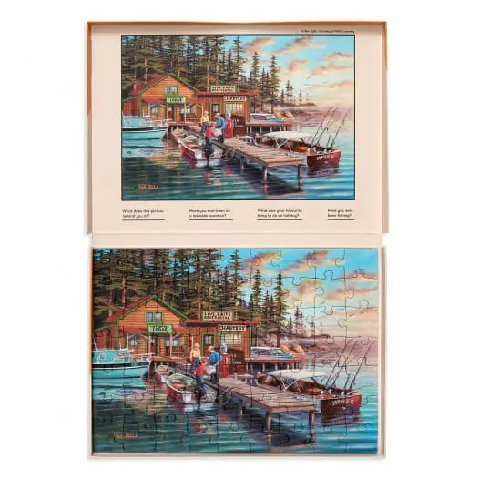 Relish 63p Large Piece Jigsaw Puzzle - Lakeside Vacation - Image 2