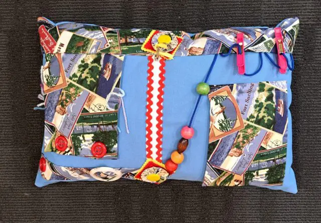 Fiddle Cushion - Rectangular #7