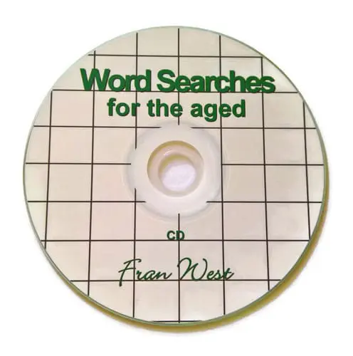 Word Searches for the Aged - Printables on CD