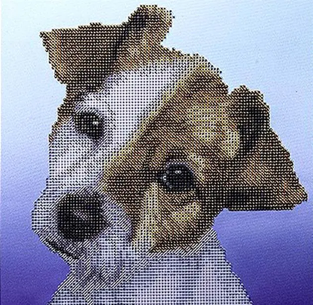Puppy diamond art