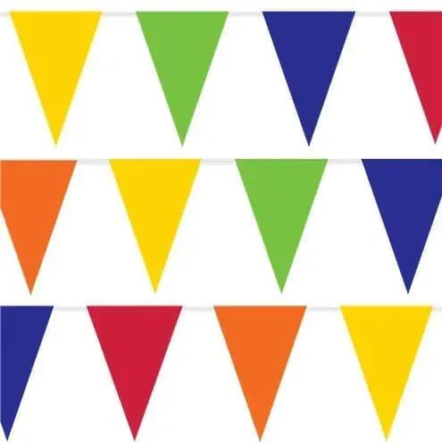 Rainbow flag bunting