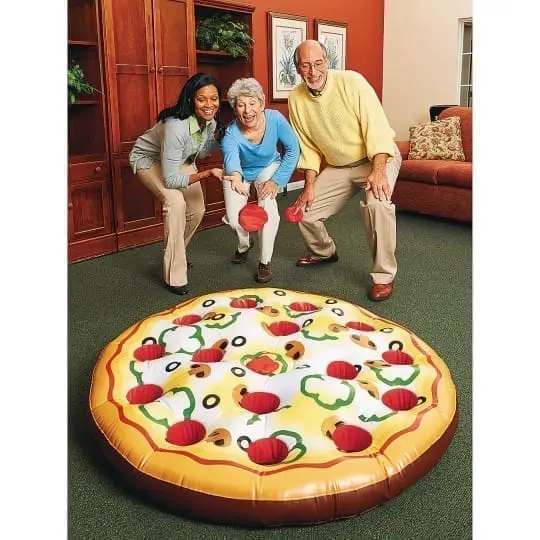 Inflatable Giant Pizza Toss Game