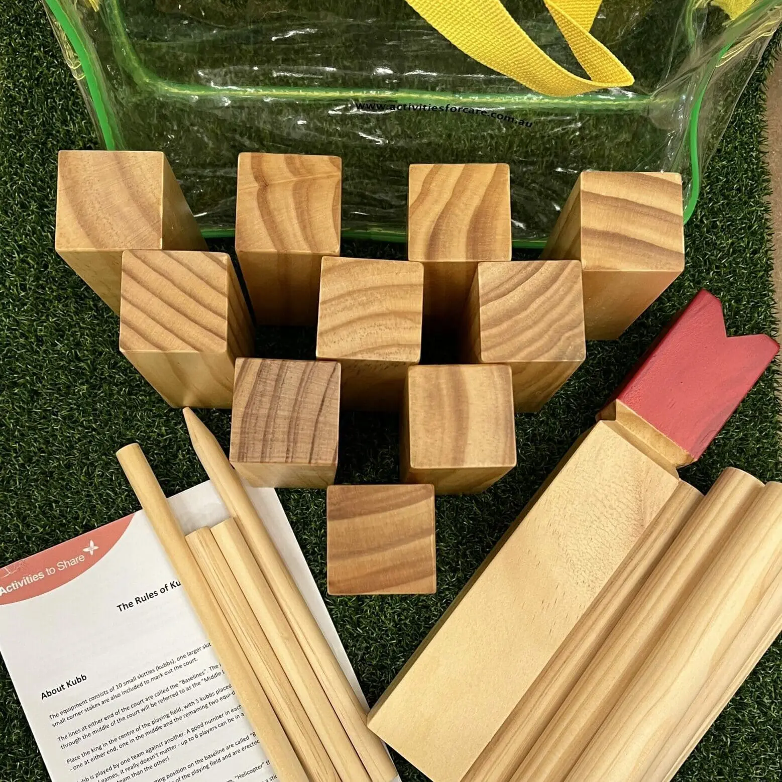 Wooden Kubb Game - Image 2