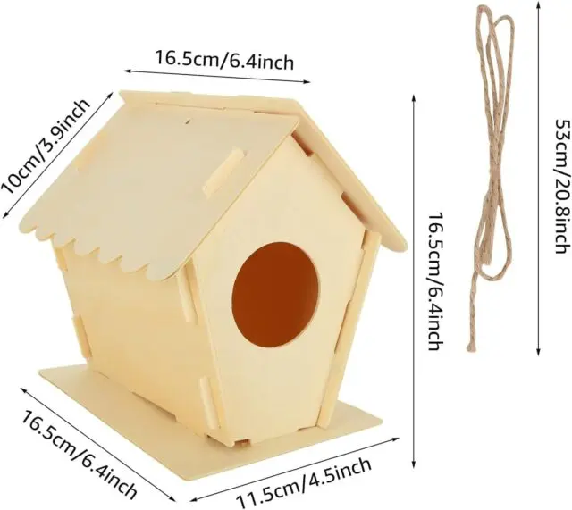 Wooden Bird Feeder Craft Kit