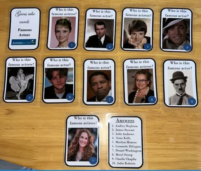 Famous Actors - Guess Who?
