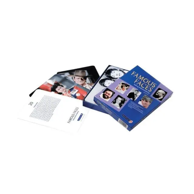 famous faces conversation cards