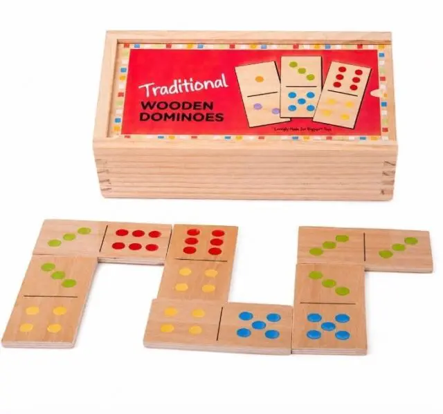 Dominos - Large Wood - Coloured