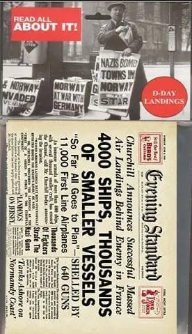 Newspaper D-Day Landings