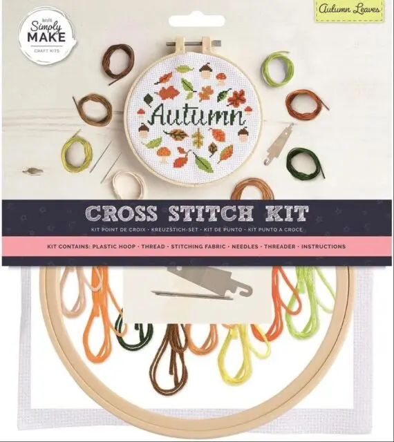 Cross Stitch - Autumn Leaves