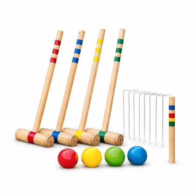 Wooden Croquet Set