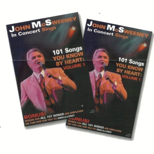 John McSweeney Sings - Volume 1 Sing Along DVD