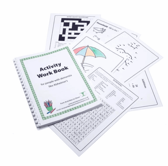A4 Dementia Activity Workbook - on the Buses Edition