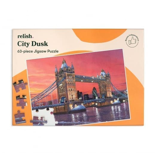 Relish 63p Large Piece Jigsaw Puzzle - City Dusk