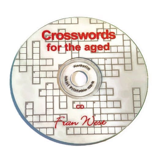 Crosswords for the Aged - Printables on CD