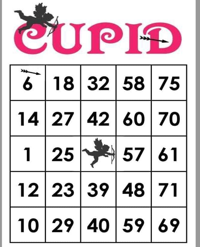 Cupid Bingo