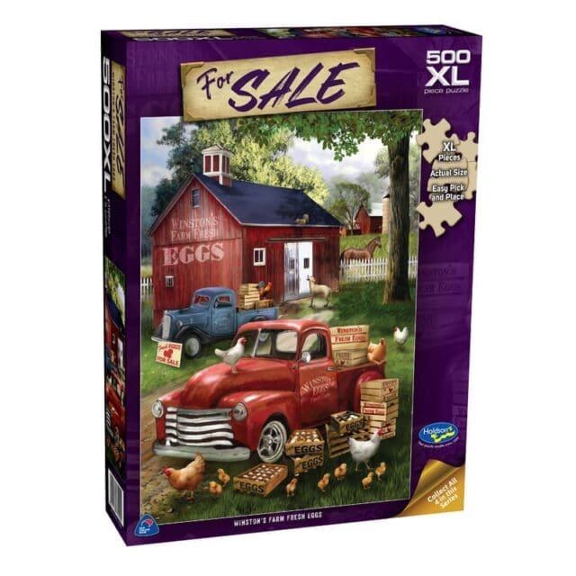 500p Large Piece Jigsaw - For Sale - Winston's Farm Fresh Eggs