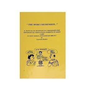 Reminiscence Activity Manual - the More I Remember