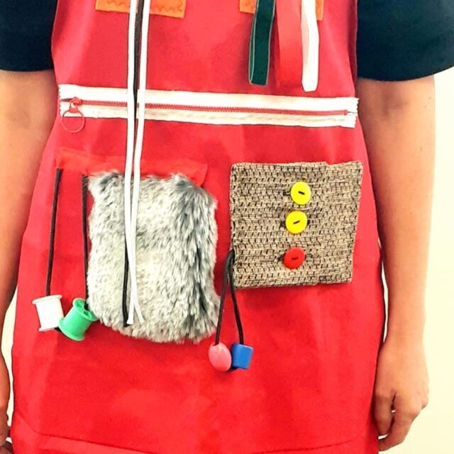 Activity Apron - Full Red