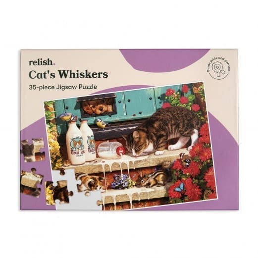 Relish 35p Large Piece Jigsaw Puzzle - Cat's Whiskers
