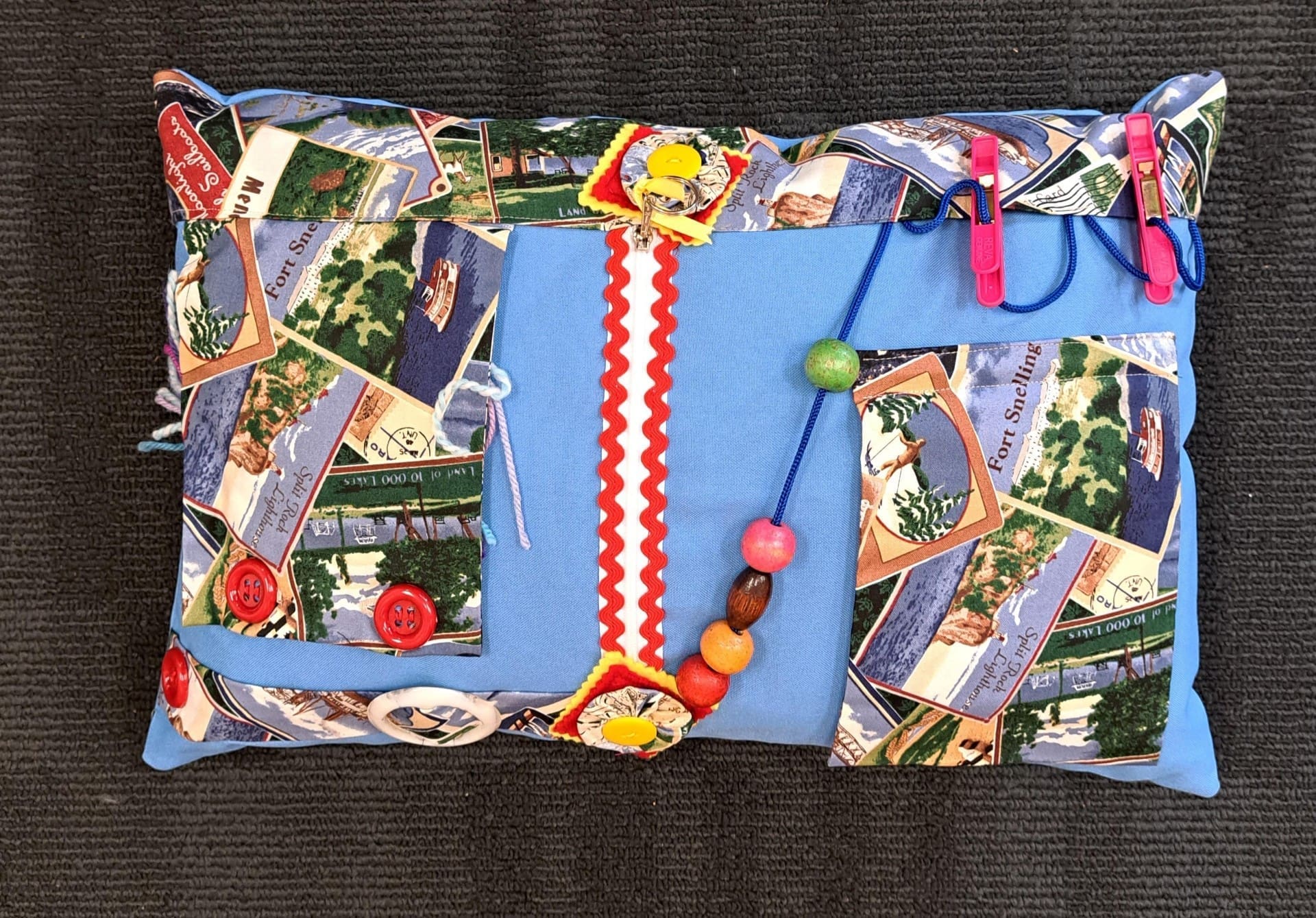 Fiddle Cushion - Rectangular #7