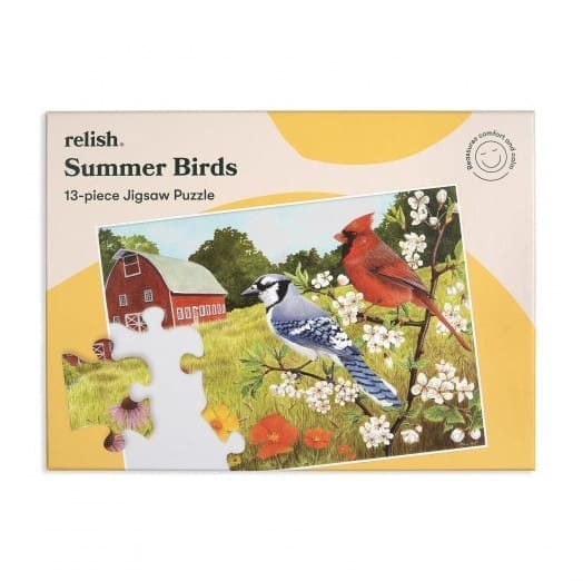 Relish 13p Large Piece Jigsaw Puzzle - Summer Birds