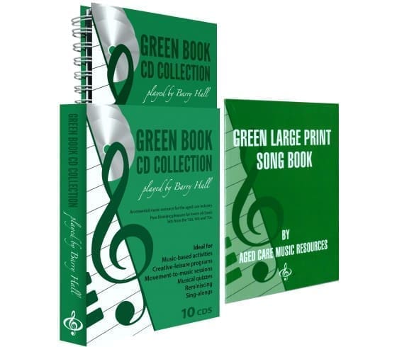 Green Book CD collection and Large Print Song Book Bundle
