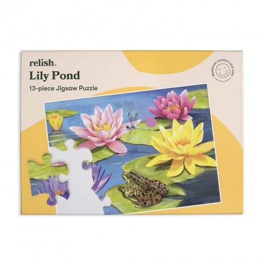 Relish 13p Large Piece Jigsaw Puzzle - Lily Pond