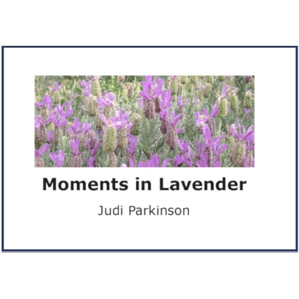 Ready to Print Picture Book on CD - Moments in Lavender