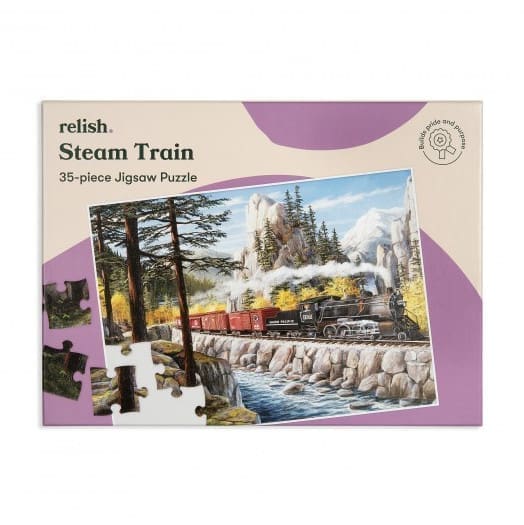 Relish 35p Large Piece Jigsaw Puzzle - Steam Train