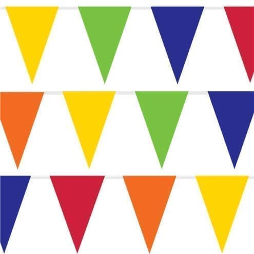 Rainbow flag bunting