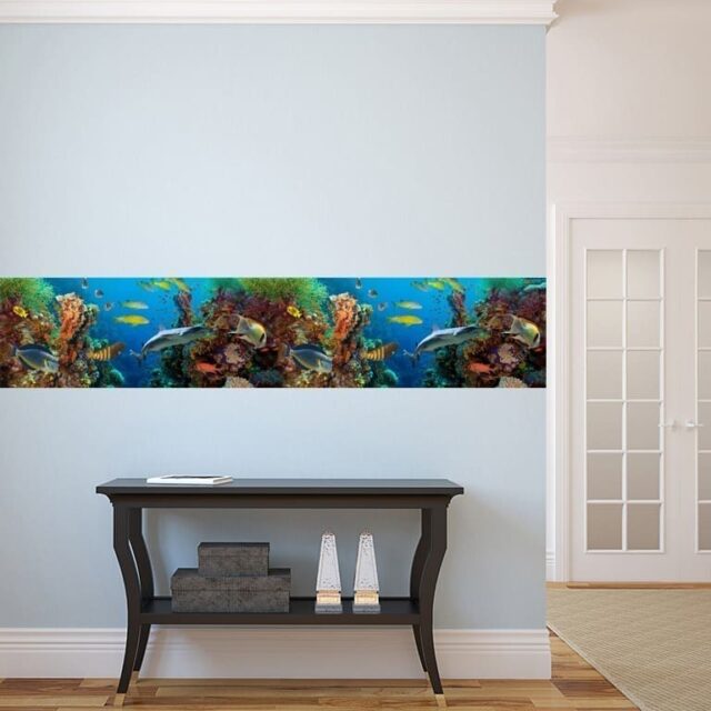 Through the Window Wall Mural – Sea Life