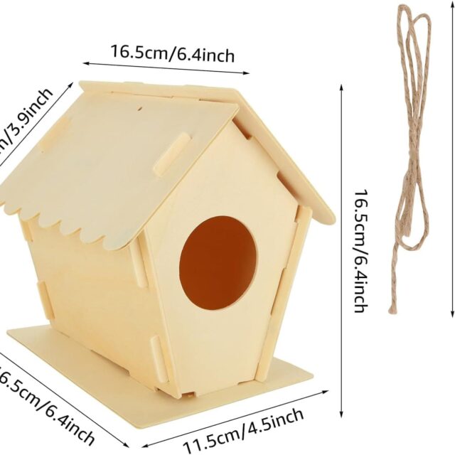 Wooden Bird Feeder Craft Kit