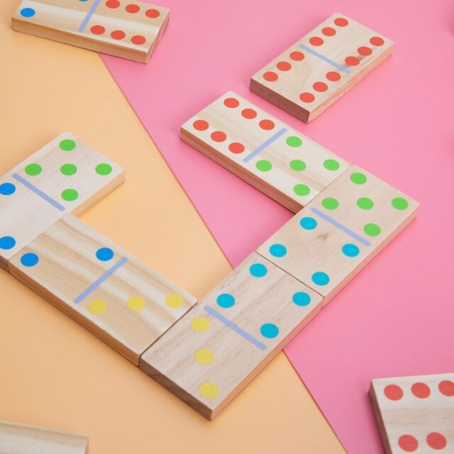 Dominoes – XL Wooden- Carry Bag