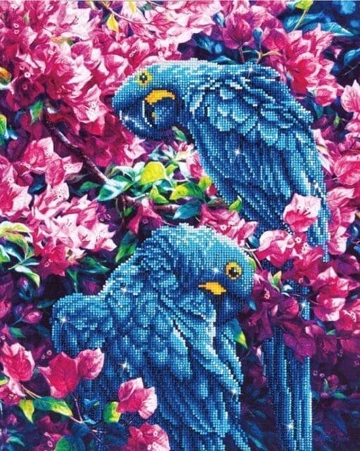 Diamond Dotz Kit- Blue Parrot